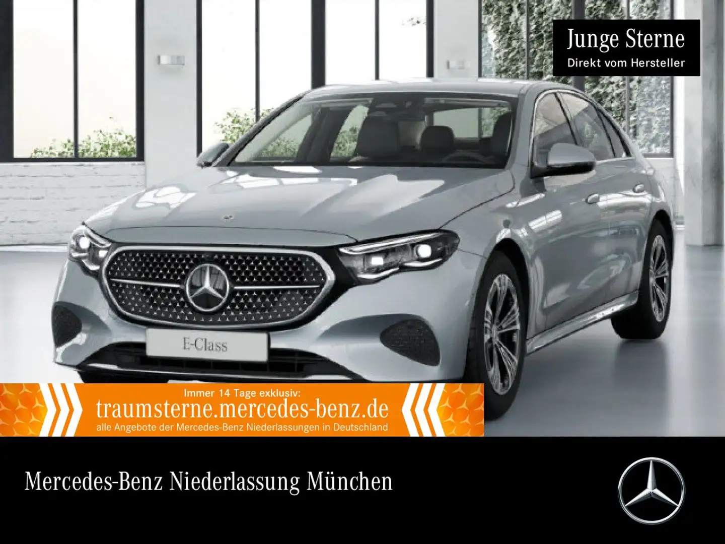 Mercedes-Benz E 220 d Avantgarde 360° Distr. Spurhalt-Ass PTS 9G Silber - 1