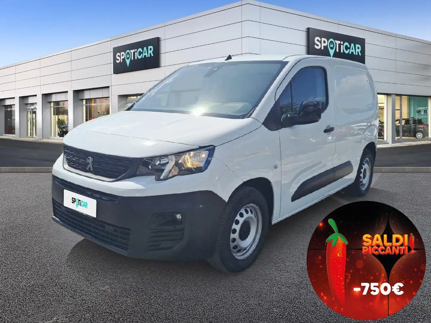 Peugeot Partner 50kwH 136cv L1 Premium 1000kg Bianco - 1