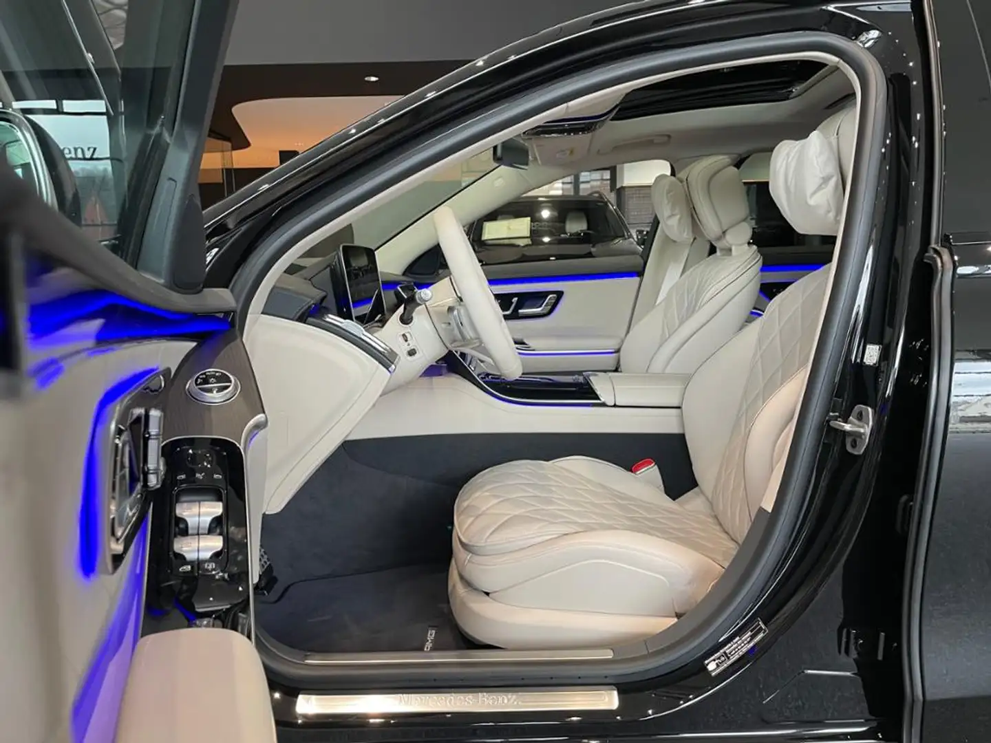 Mercedes-Benz S 450 d 4M lang AMG+PANO+STDHZG+AIRM+HA LENK+360 Schwarz - 2