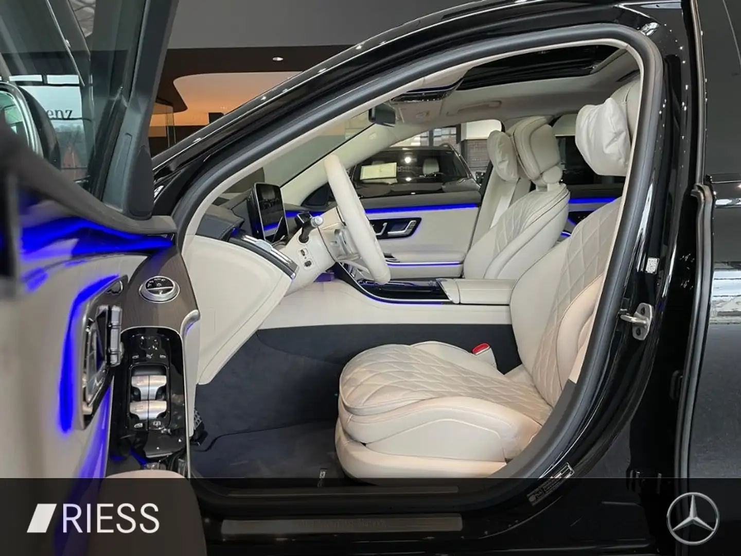 Mercedes-Benz S 450 d 4M lang AMG+PANO+STDHZG+AIRM+HA LENK+360 Schwarz - 2