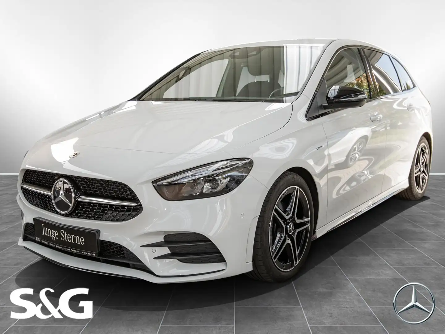 Mercedes-Benz B 180 AMG Night+MBUX+LED+Sitzh.+RüKam+18 Blanc - 1