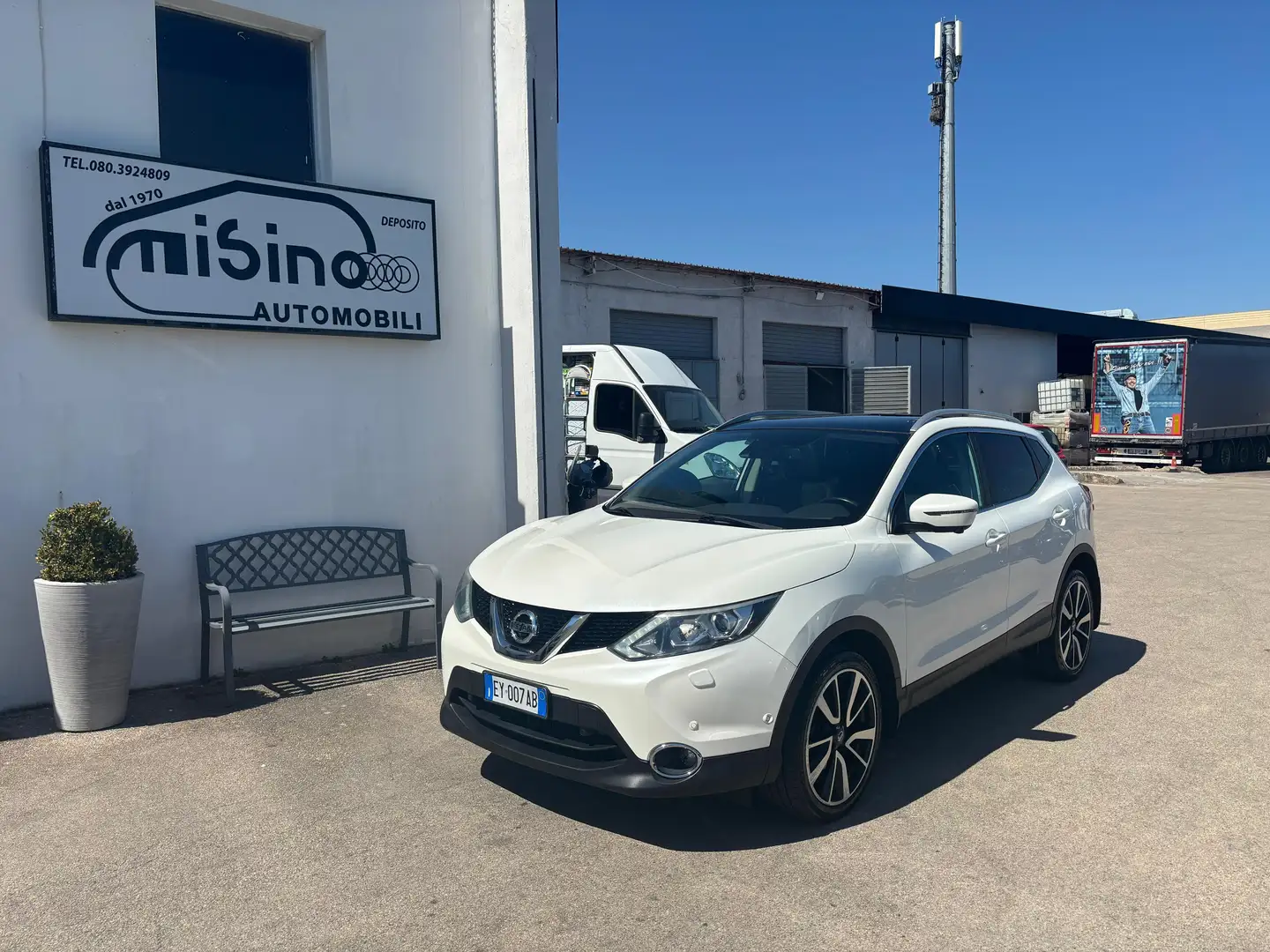 Nissan Qashqai Qashqai II 2015 1.5 dci Tekna 110cv Bianco - 1