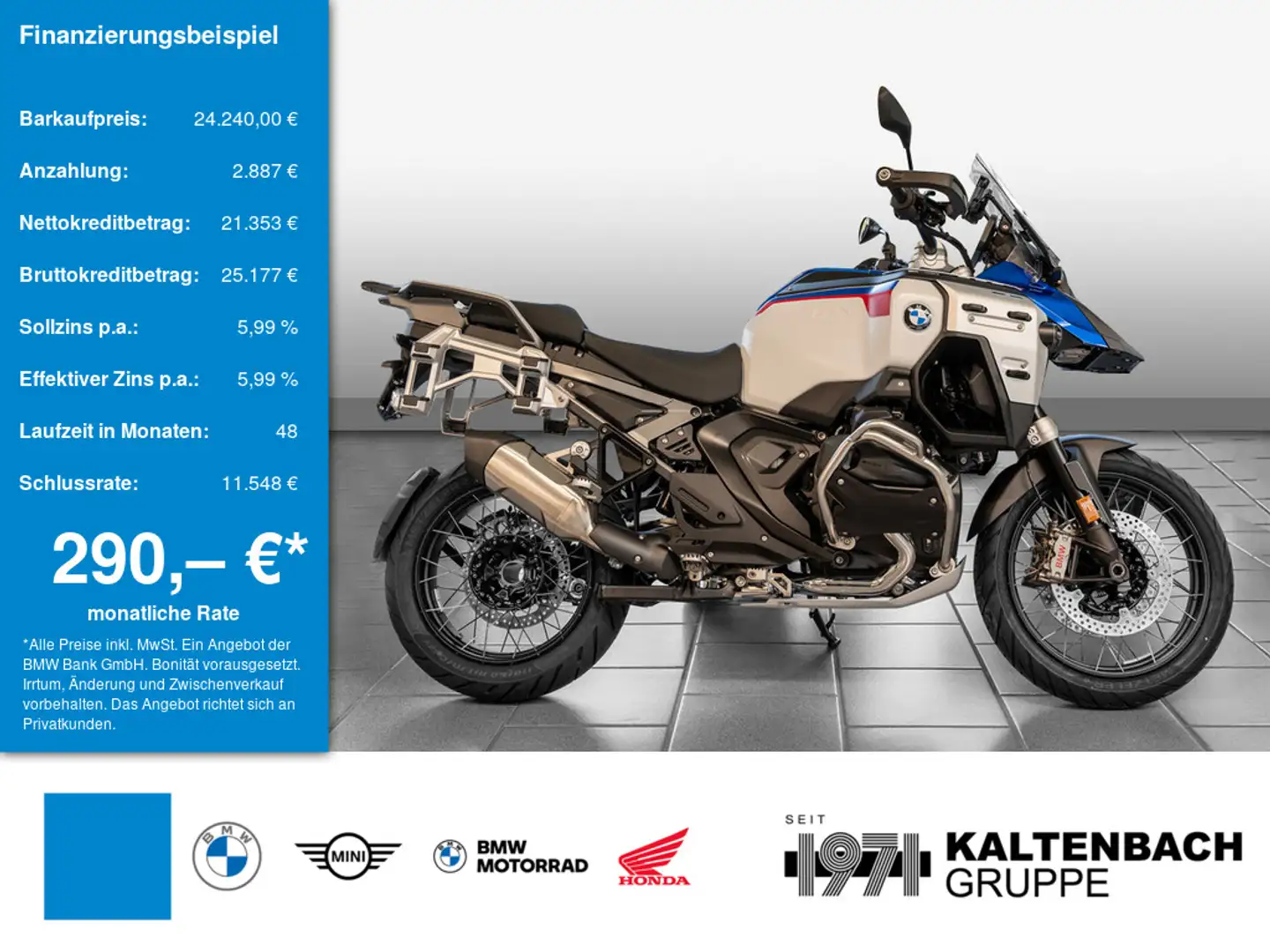 BMW R 1300 GS Adventure Trophy TOUREN-P. Blau - 1