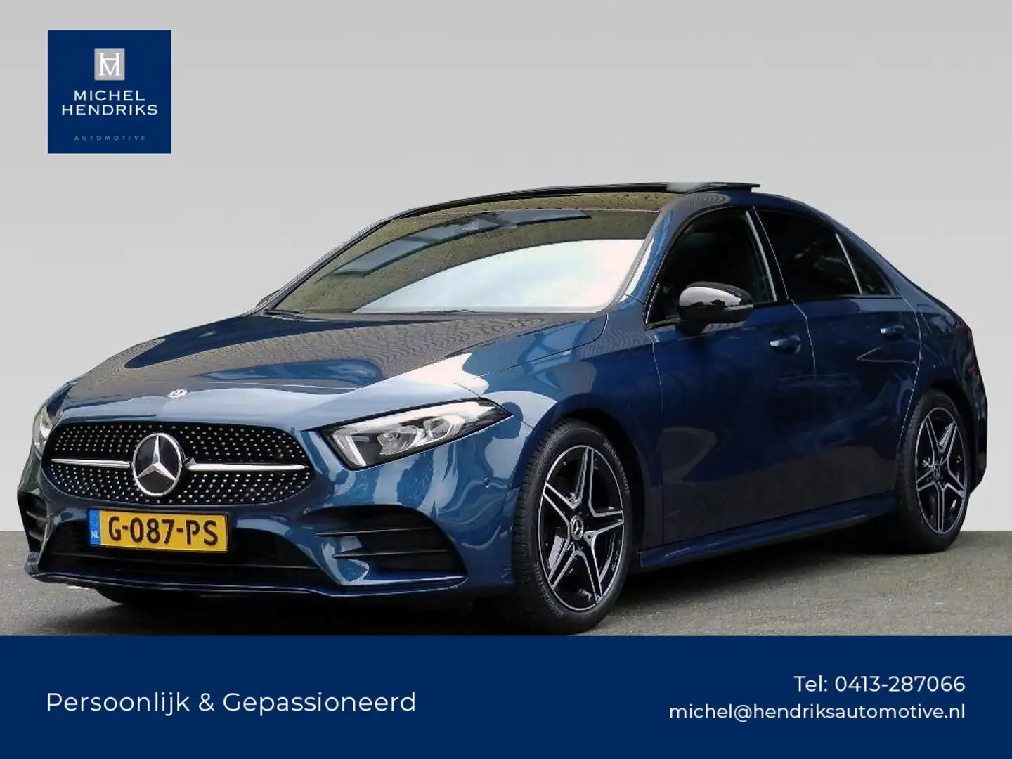 Mercedes-Benz A 180 AMG Night Edition PANO Orig.NL Blue - 1