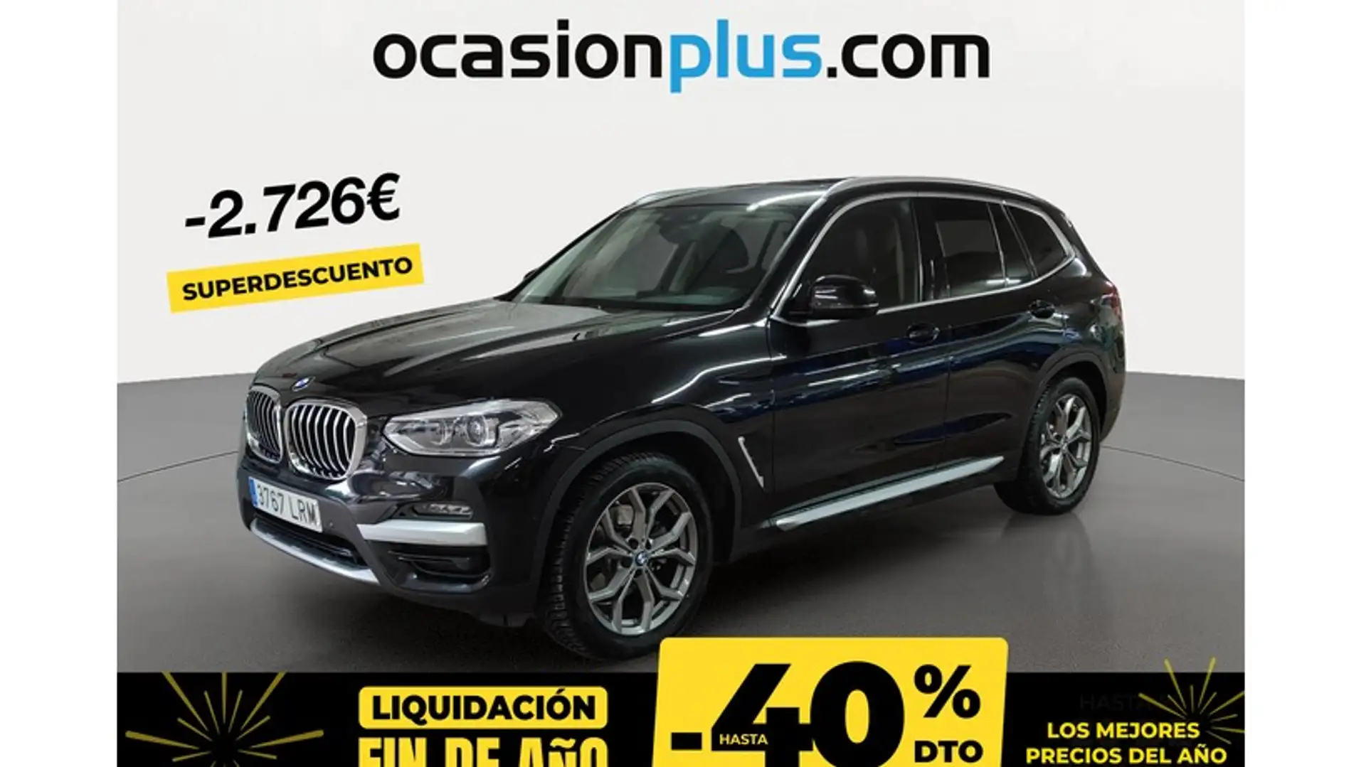 BMW X3 xDrive 20dA Noir - 1