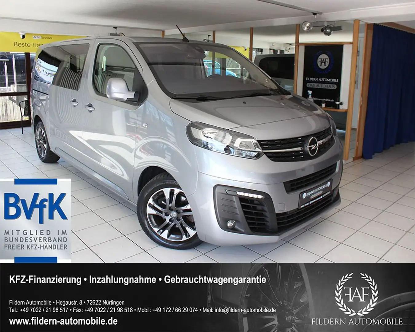 Opel Zafira Life Edition M*NAVI*ACC*HEAD-UP*PDC*17"*8-SITZER* Šedá - 1