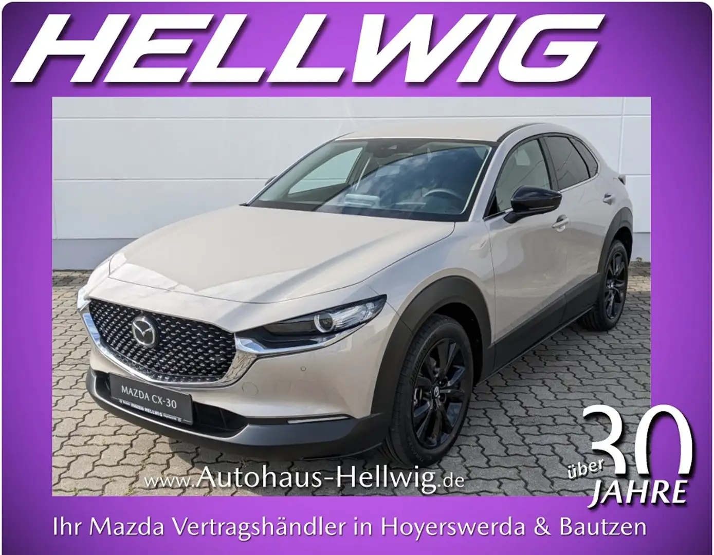 Mazda CX-30 2.0l Skyactiv-X Homura Navi LED Kamera NEU Beige - 1