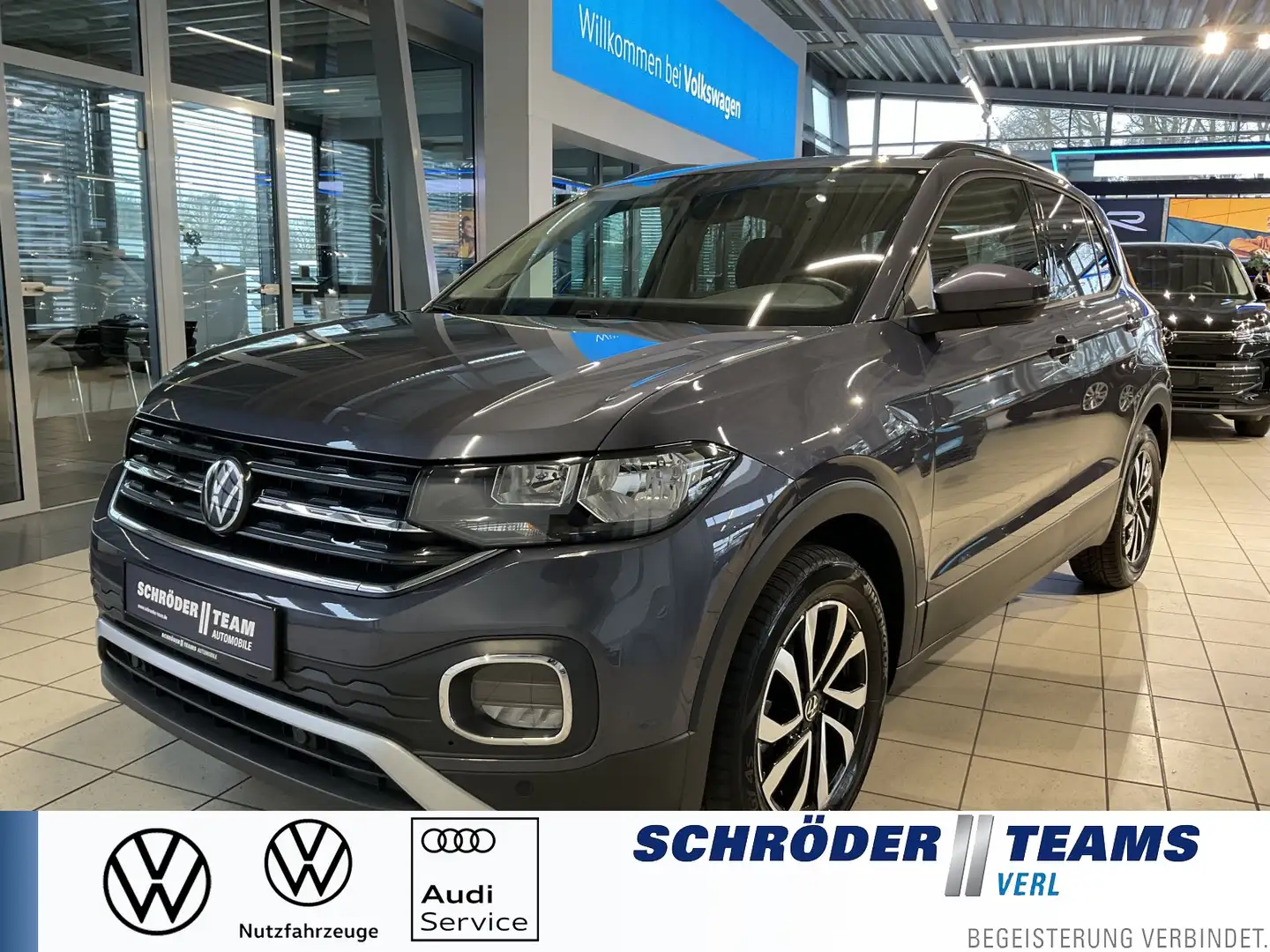 Volkswagen T-Cross Life 1.0 TSI DSG Goal Grau - 1