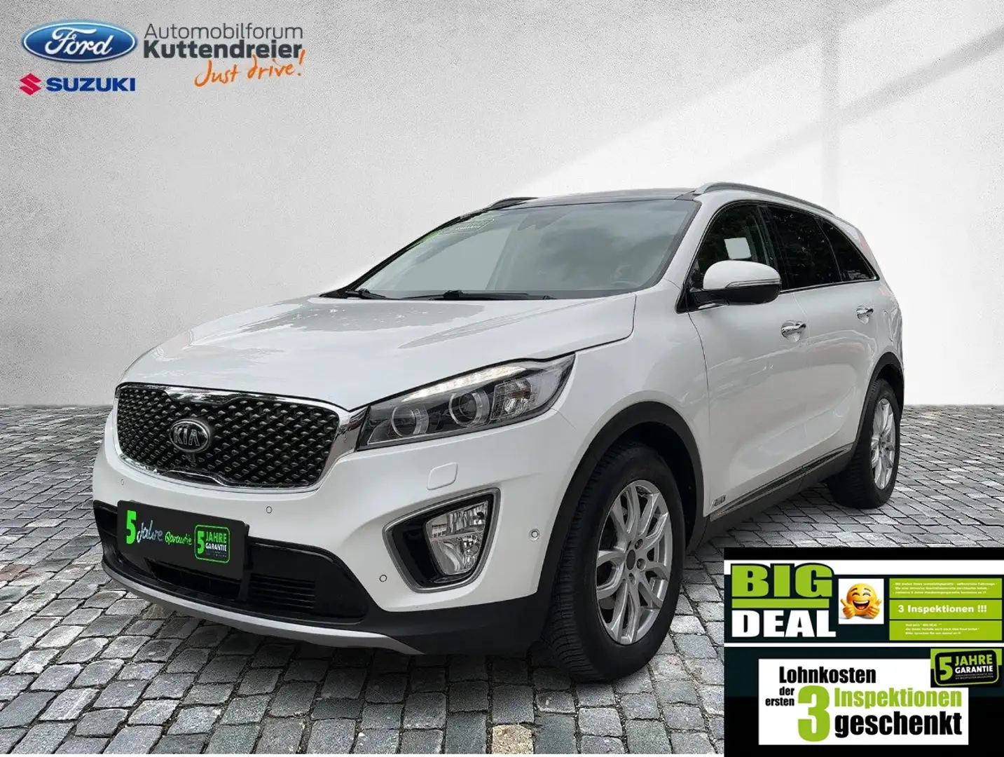 Kia Sorento 2.2 CRDi Platinum Edition ACC+Navi+Pano Weiß - 1