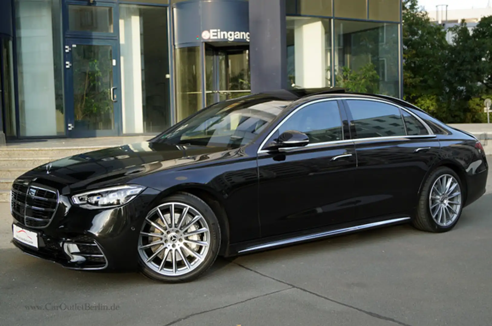 Mercedes-Benz S 350 d 4M Lang AMG Chauffeur Paket HA-Lenk Fekete - 2