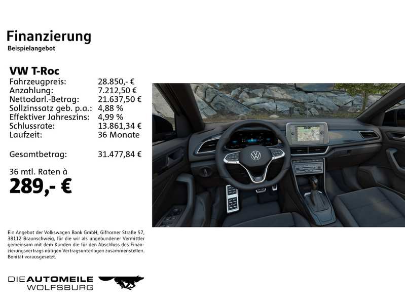 Volkswagen T-Roc 1.5 TSI DSG R-Line LED+/ACC/AHK — photo 2