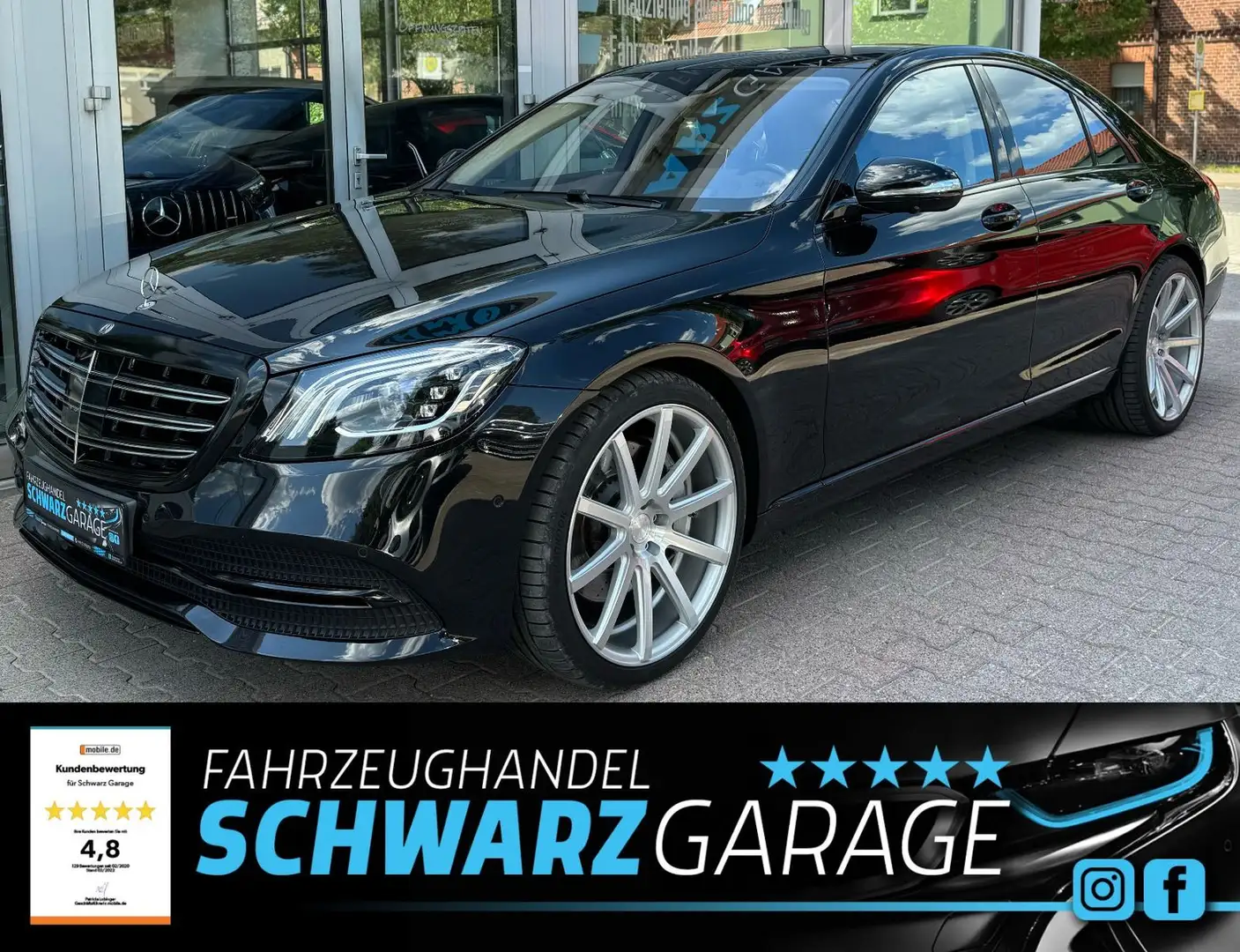 Mercedes-Benz S 560 4Matic*BURMESTER*MULTI-BEAM*PANO*NAPPA* Schwarz - 1