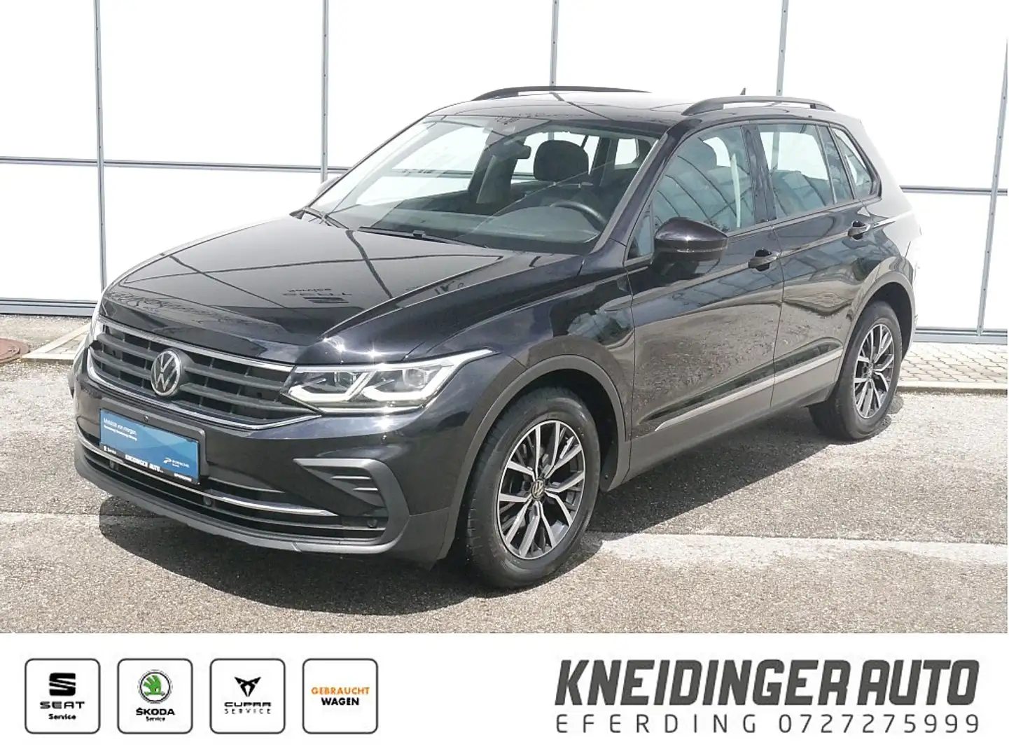 Volkswagen Tiguan 1,5 TSI ACT Life DSG, AHK, Panoramadach, ACC, N... Noir - 1