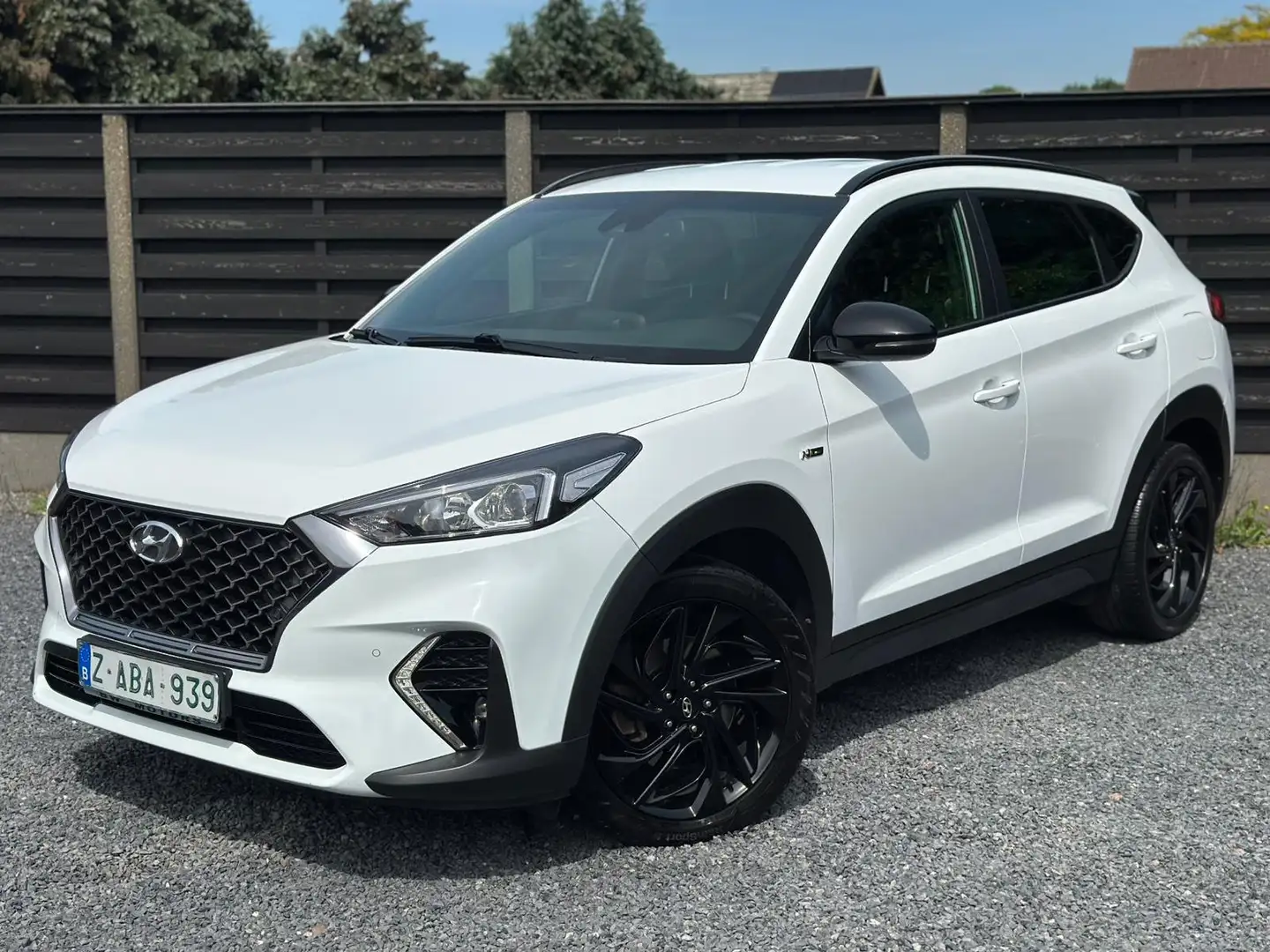 Hyundai TUCSON 1.6 CRDI*N-LINE*2021*93DKMS*AUTOMAAT Wit - 1