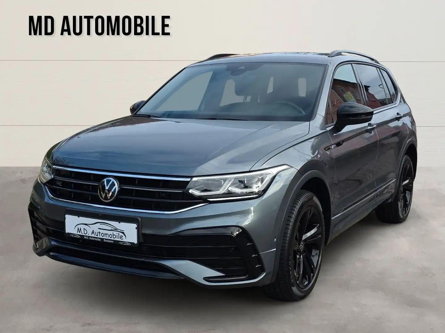 Volkswagen Tiguan Allspace R-Line 4Motion 7 SITZER Gris - 1
