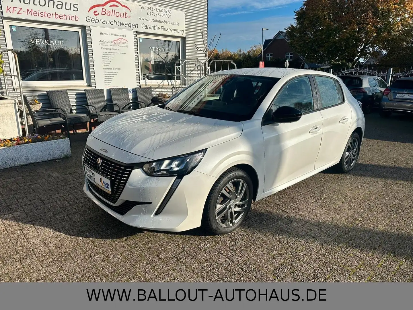 Peugeot 208 Active Pack*1.HAND*LED*TEMP*EU6*SPUR*CARPLAY Weiß - 2