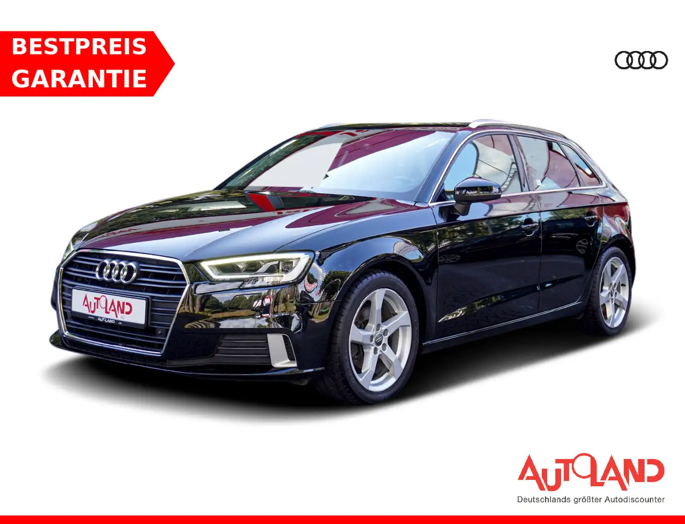 Audi A3 Sportback 1.4TFSI sport LED Sitzheizung DAB Negro - 1