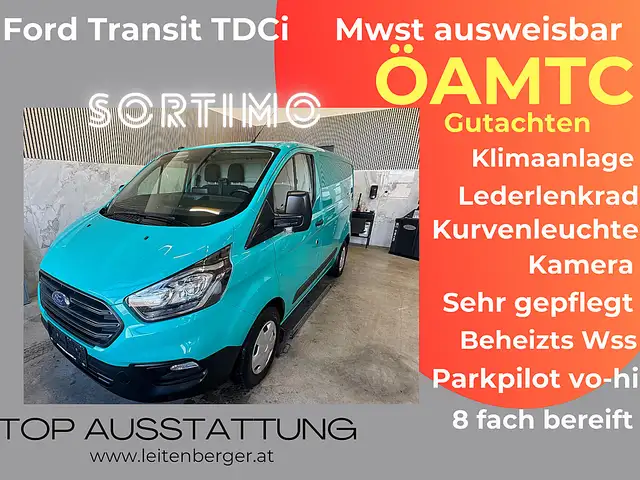 Ford Transit Custom L1H1 300 Ambiente Mwst ausweisbar, ÖAMTC, Sorti...
