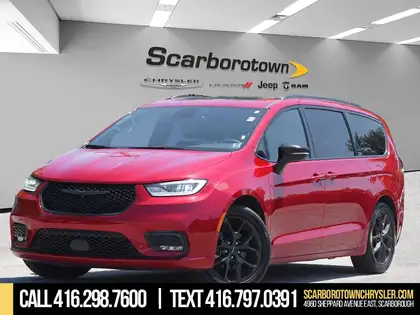 Red 2025 Chrysler Pacifica Minivan Front-Wheel Drive Automatic