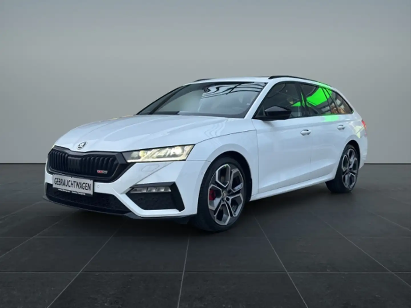 Skoda Octavia Combi RS Plus 4x4 Matrix/Pano/HUD/Kamera Weiß - 2