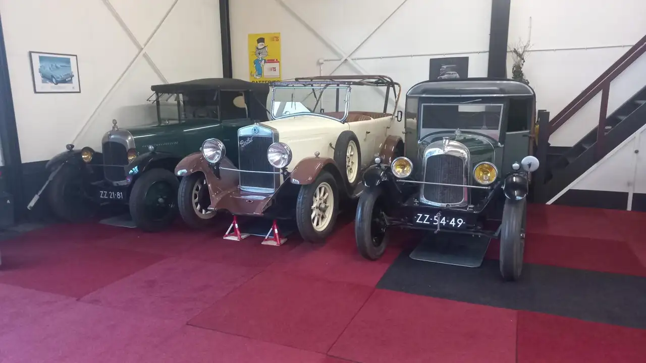 Berliet Vig Cabriolet 4 zits BJ. 1928, foto 3