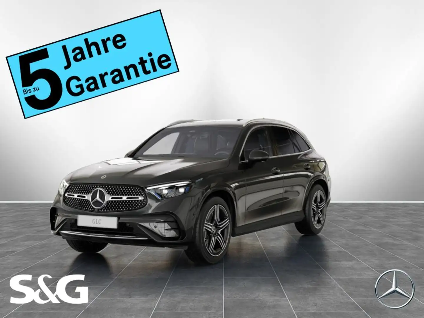 Mercedes-Benz GLC 220 d 4M AMG MBUX+360°+DIG-LED+AHK+Distronic Grau - 1