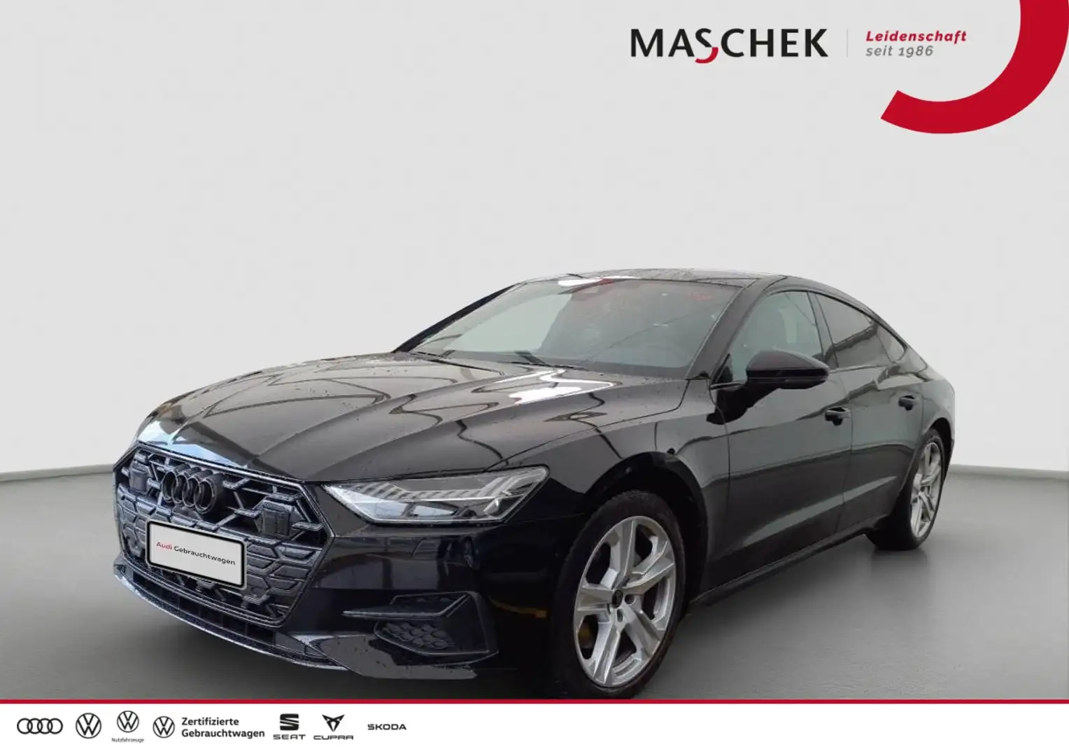 Audi A7 Sportback 50 TDI quat Pano AHK HUD HD-Matrix 4x Si Schwarz - 1