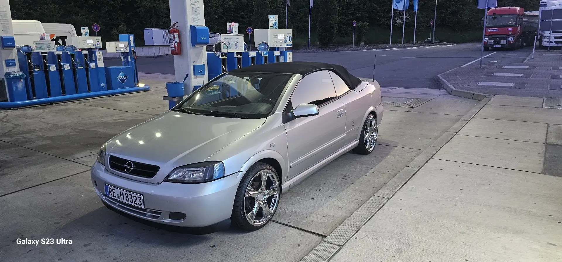Opel Astra Cabrio 1.6 16V Silber - 1