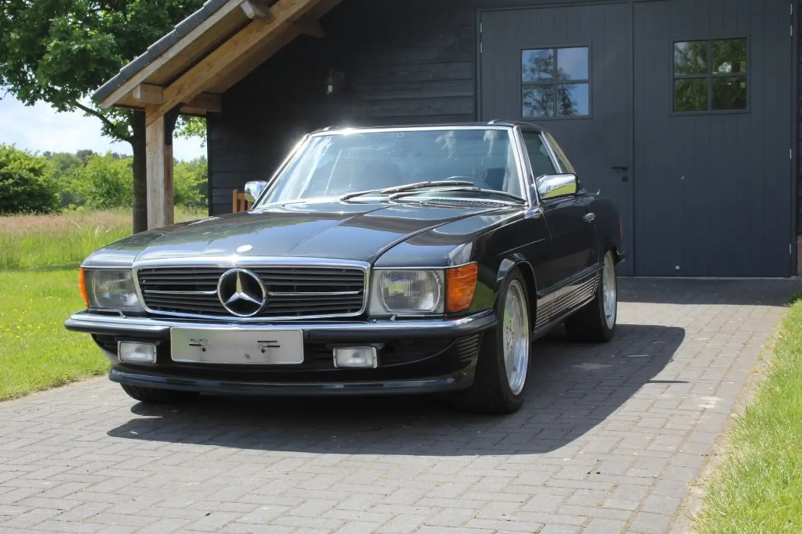 Mercedes-Benz SL 500 R107 500SL sper dif Negru - 1