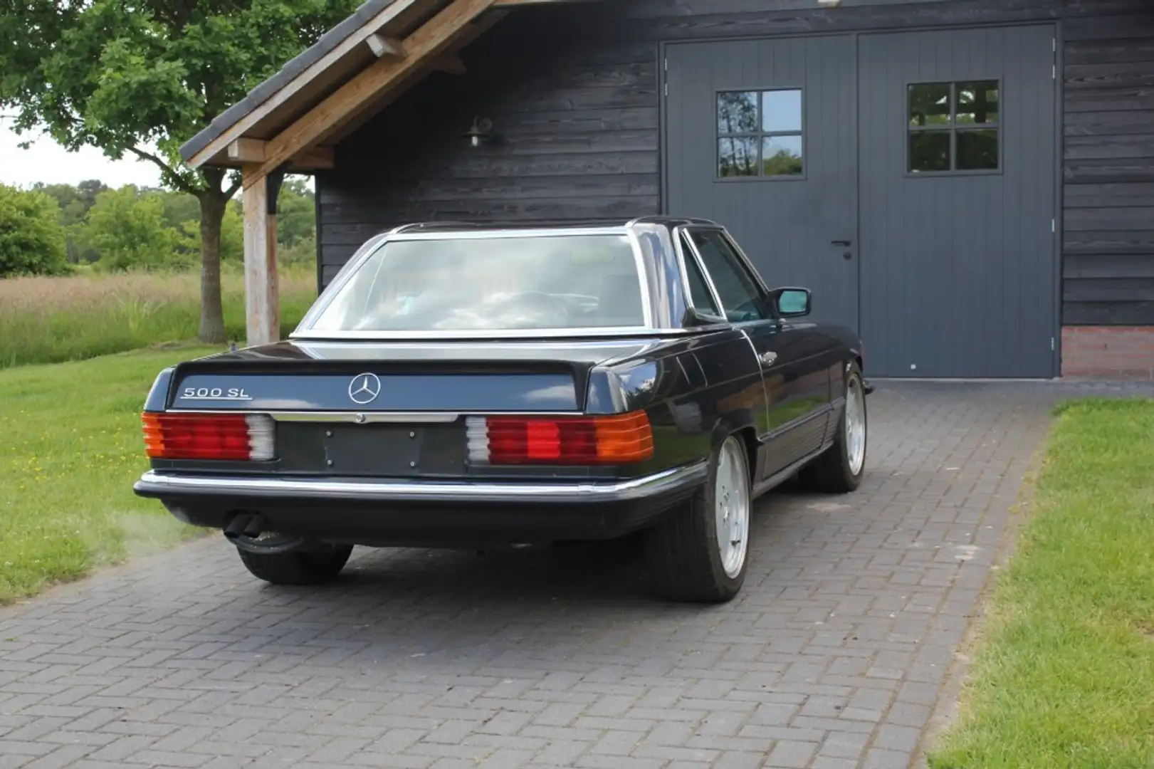 Mercedes-Benz SL 500 R107 500SL sper dif Negru - 2