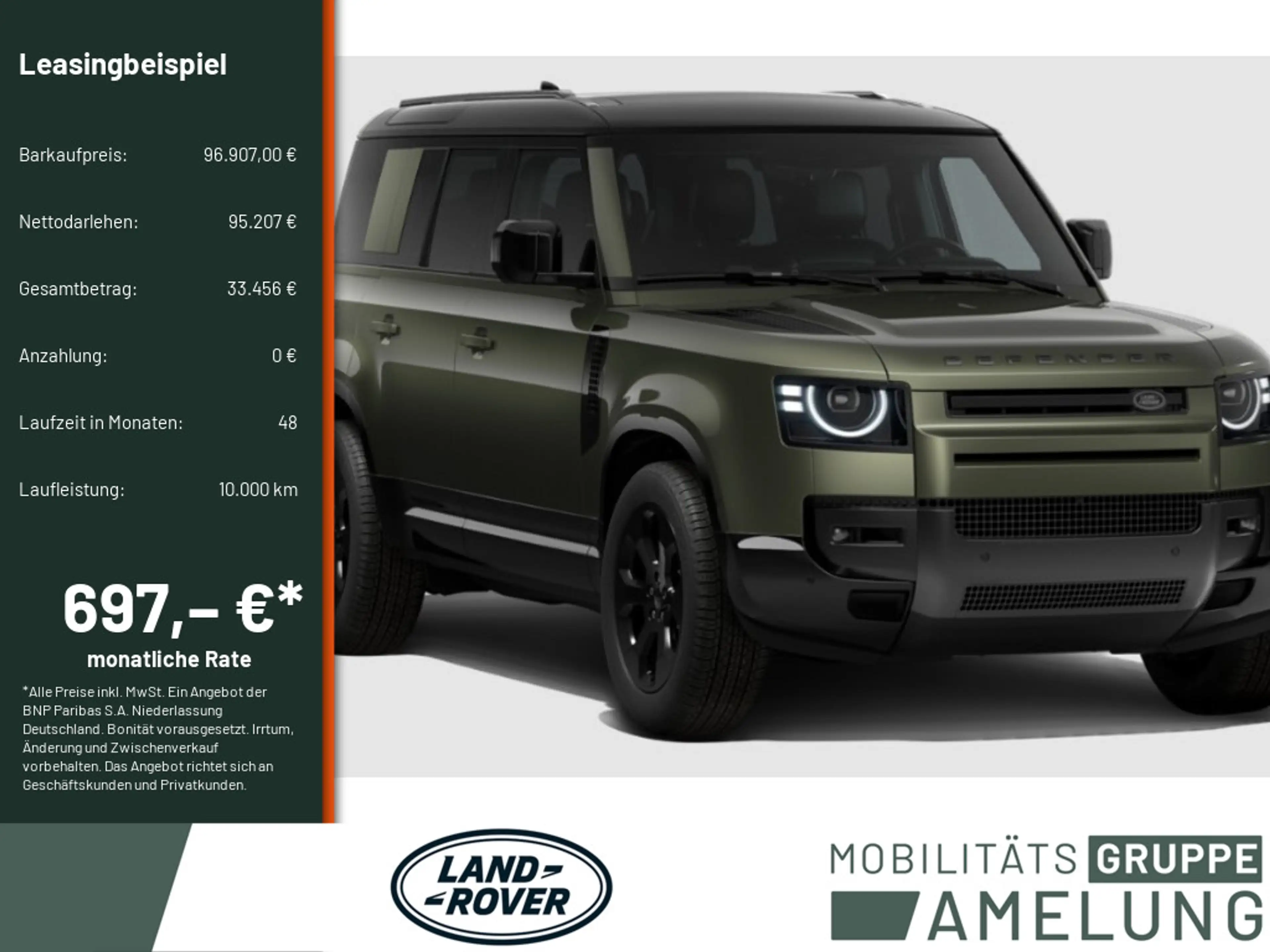 Land Rover Defender 110 D250 X-Dynamic SE