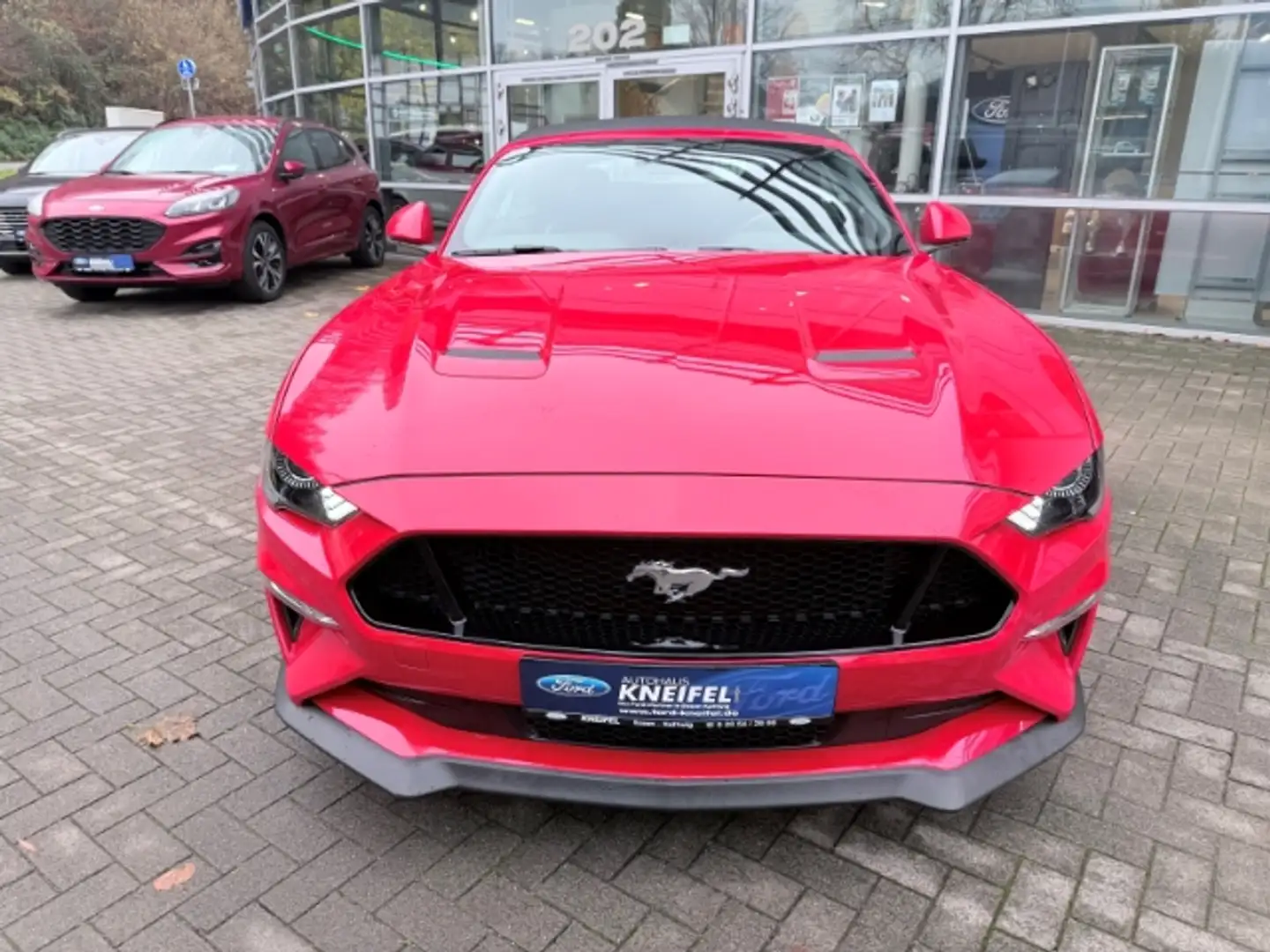 Ford Mustang GT Convertible Sportpaket El. Verdeck Faltdach Nav Rood - 2