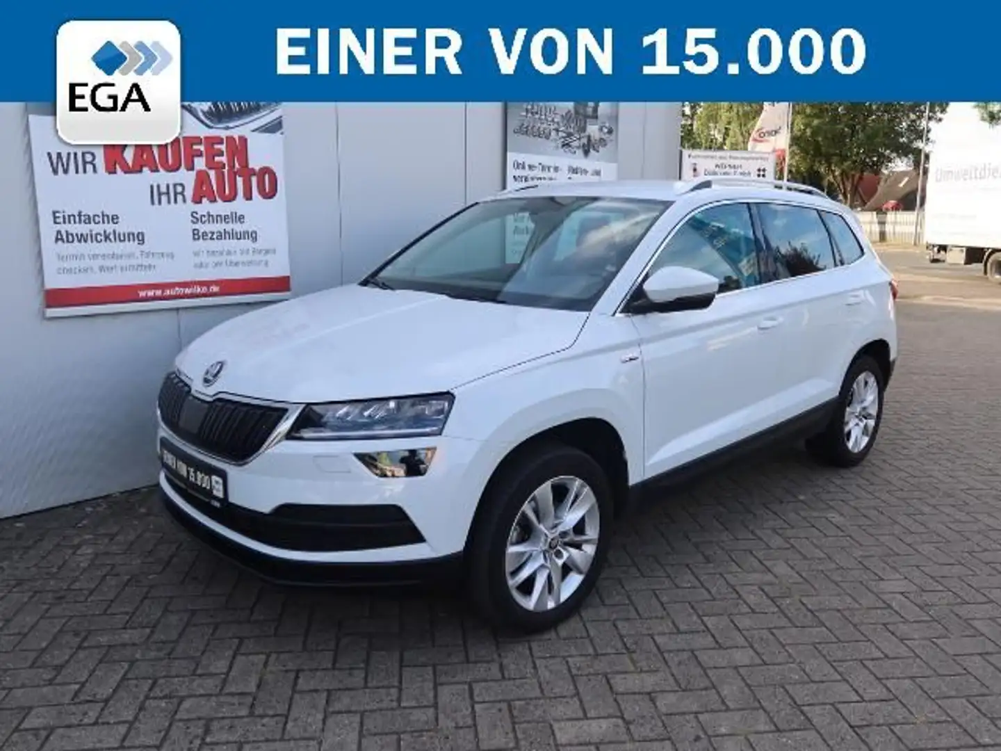 Skoda Karoq 1.5TSI Edition*LEDER*LED*KAMERA*TEMPOMAT*A Weiß - 1