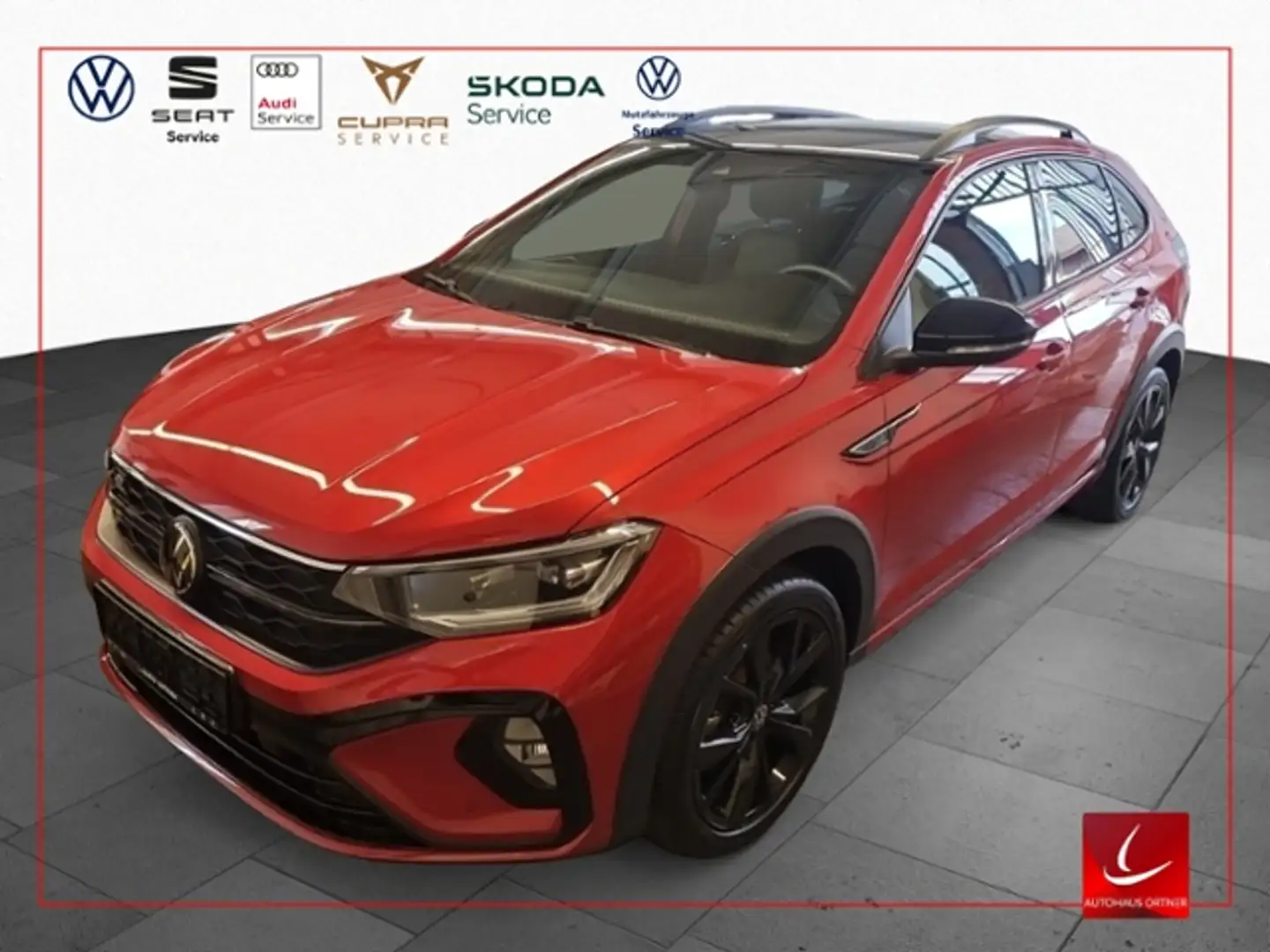 Volkswagen Taigo 1.5 TSI R-LINE BLACK STYLE IQ.DRIVE NAVI KAMERA A Rosso - 1