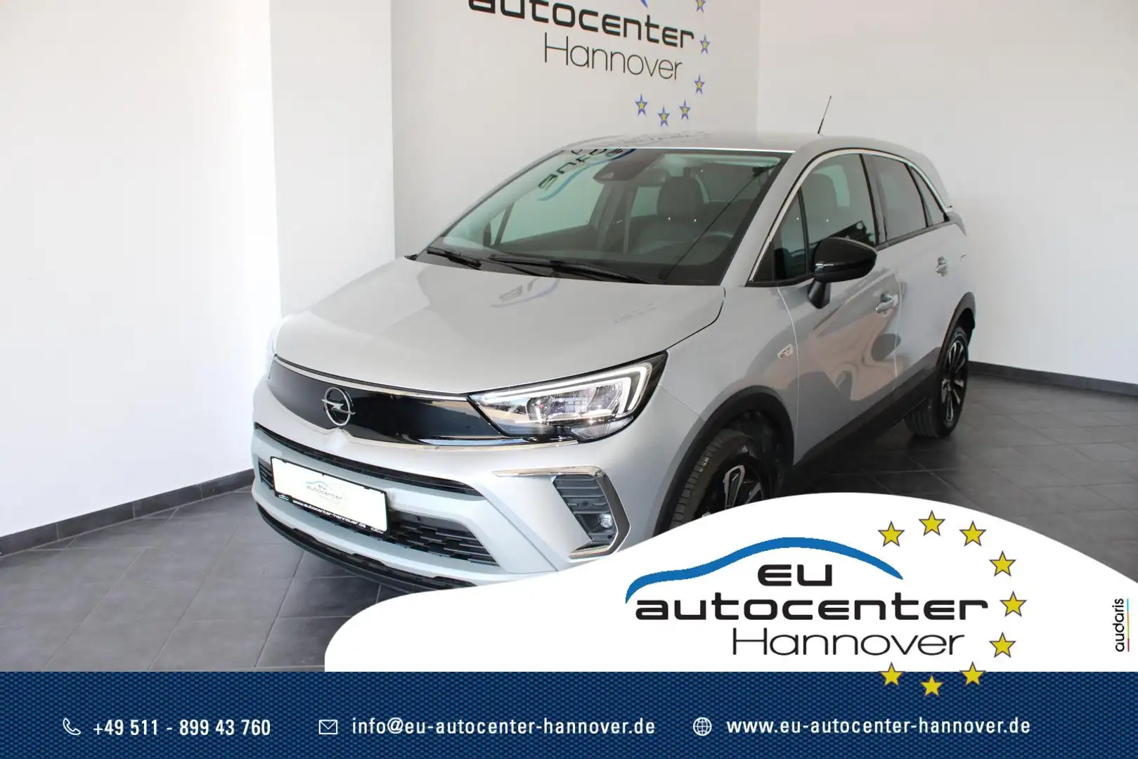 Opel Crossland 1.2 130 PS Automatic Elegance Paket Grijs - 1