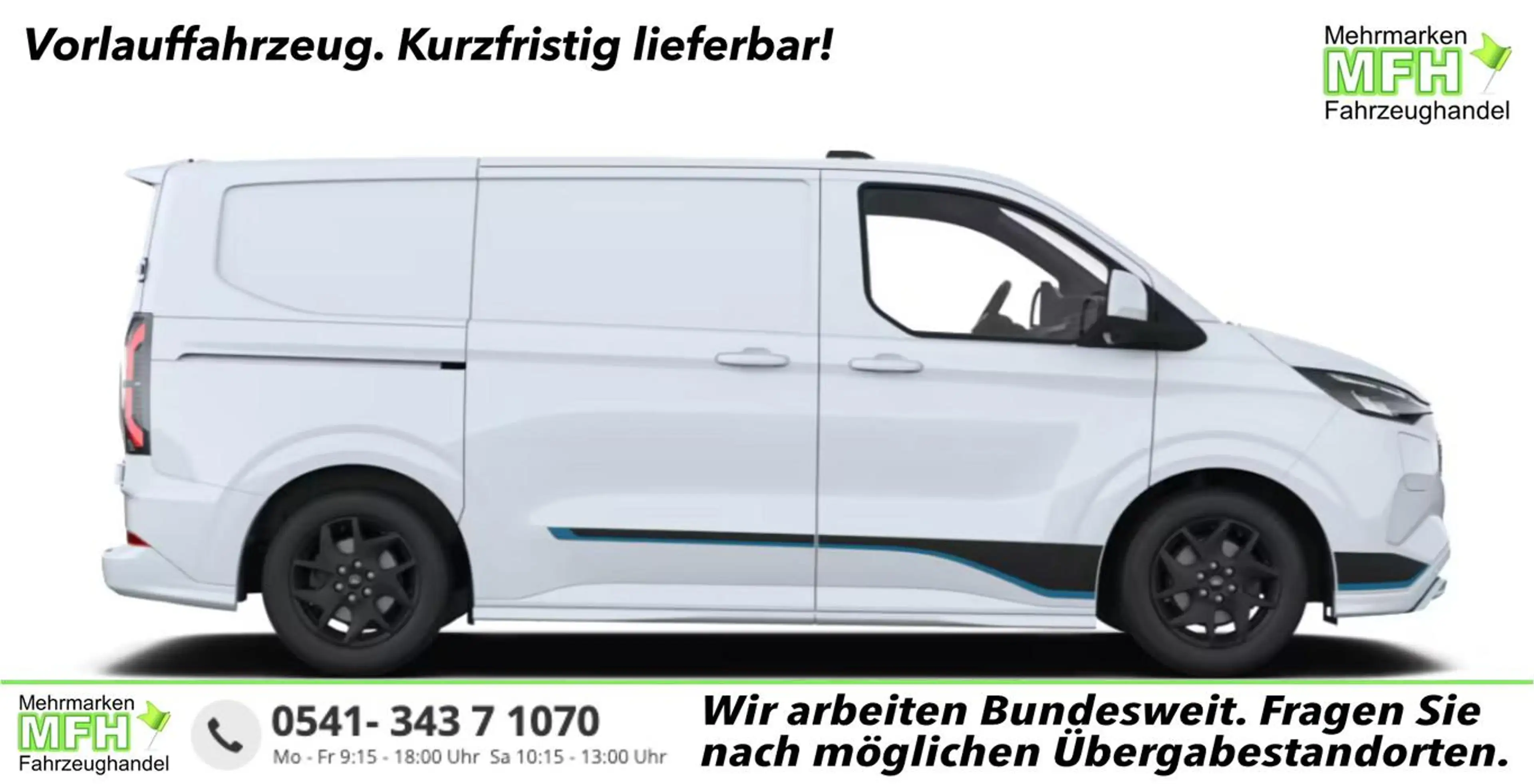 Ford E-Transit Custom Sport 71kWh L2 ProPower LED SHZ 160 kW (...