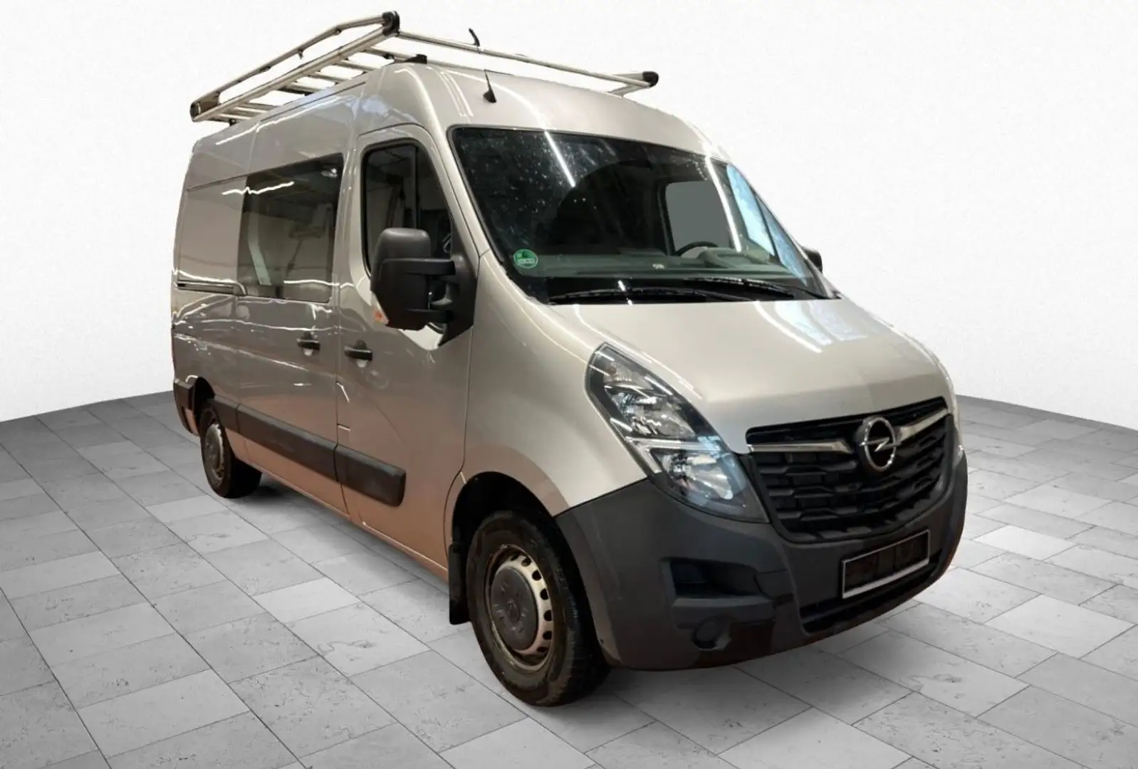 Opel Movano B L2H2 KLIMA BOTT-SCHRANK AHK LEITER EUR6 Silber - 2