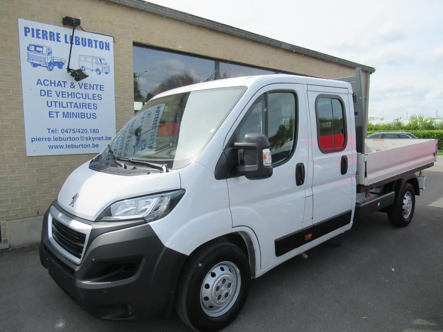 Peugeot Boxer DBLE CAB PICK_UP 165CV  19800€+TVA/BTW Wit - 1