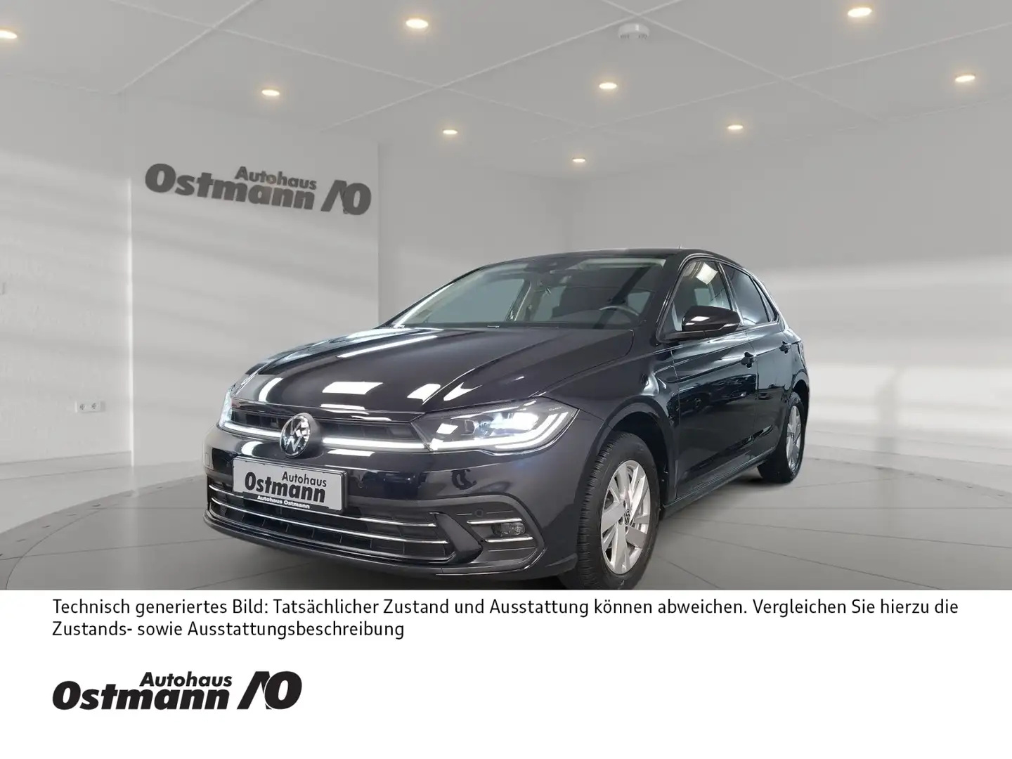 Volkswagen Polo VI 1.0 TSI Style Matrix Navi 2xKlima ACC SHZ Schwarz - 1