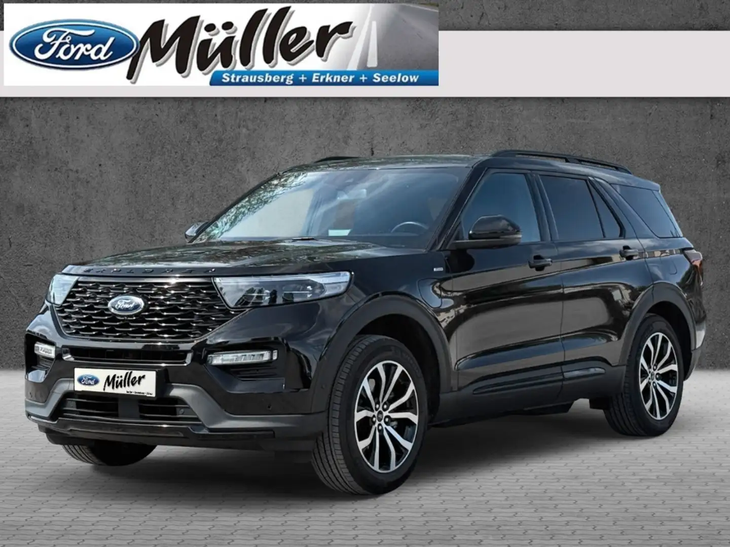 Ford Explorer ST-Line Plug-in-Hybrid 4x4 3.0 EcoBoost Black - 1