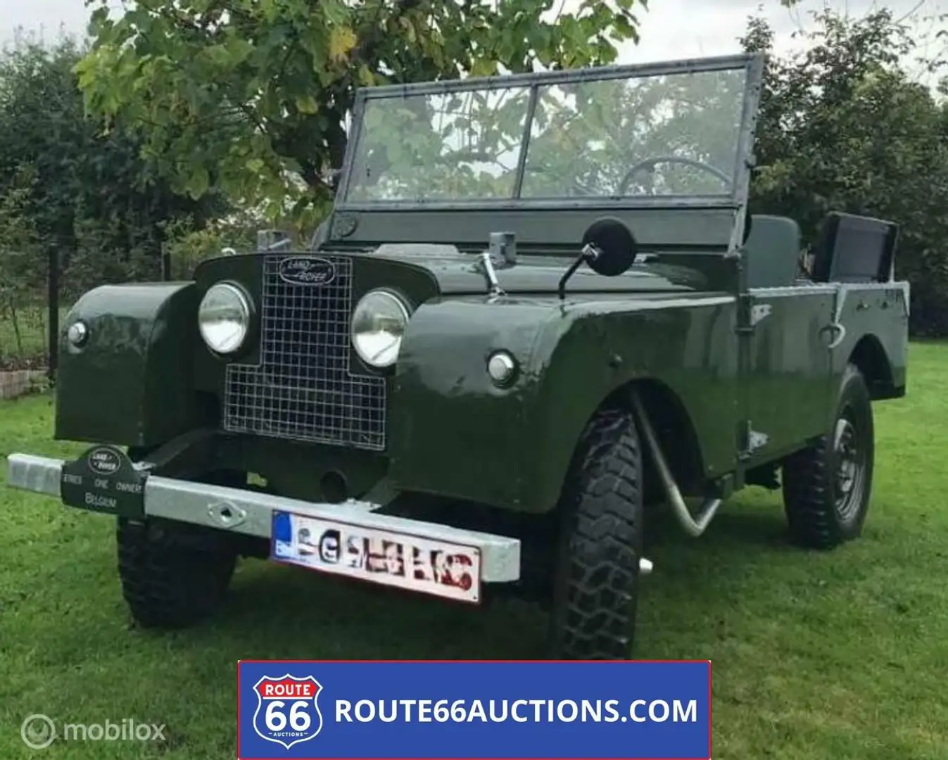 Land Rover Series 1 Cabriolet 1952 | Route 66 auctions Verde - 1