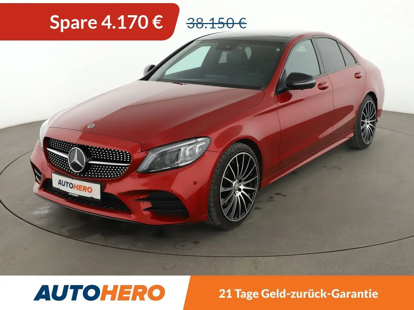 Mercedes-Benz C 220 C 220 d AMG Line Aut.*NAVI*ACC*CAM*PDC*SHZ*ALU* Rot - 1
