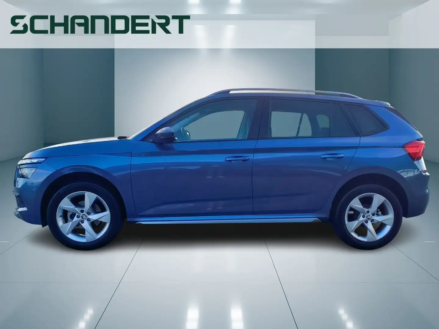Skoda Kamiq 1.5 TSI Style DSG LED Navi AHK Klimaautomatik Blau - 2