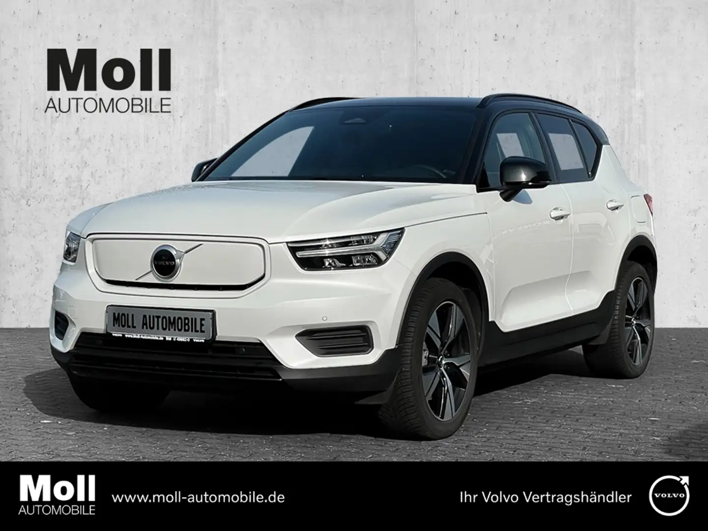 Volvo XC40 Plus Recharge Pure Electric AWD Twin AHK Bílá - 1