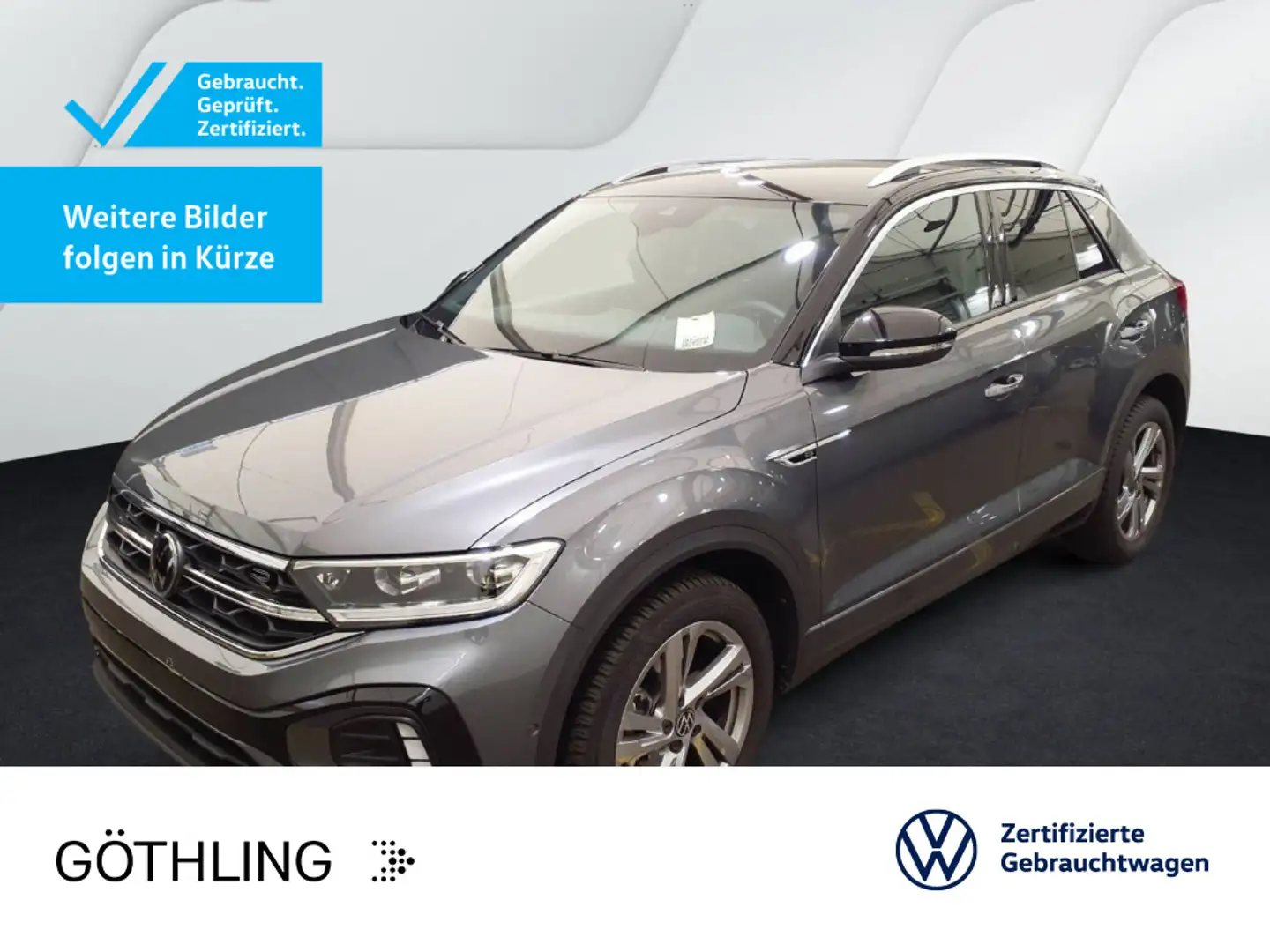 Volkswagen T-Roc R-Line 1.5 TSI DSG*NAVI*AHK*KAM*SHZ*17Zoll Gris - 1