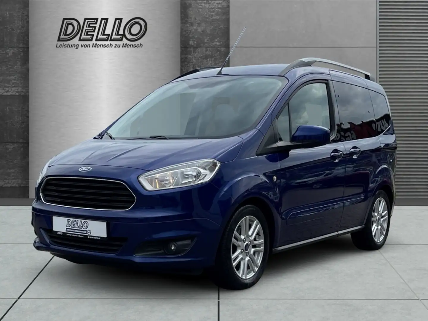 Ford Tourneo Courier Titanium EcoBoost ,Sitzhzg.,Klimaautomatik ,beheiz Blau - 1