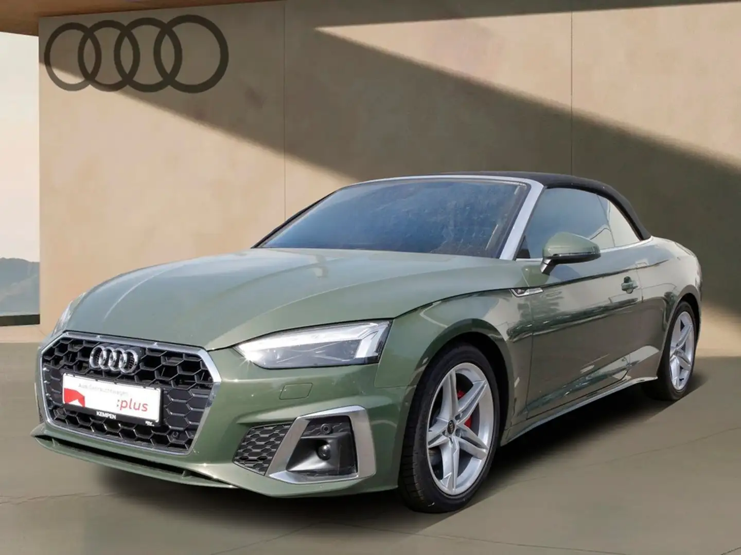 Audi A5 Cabriolet 40 TDI S line 18" AHK Navi+VC LED PDC... Grün - 2