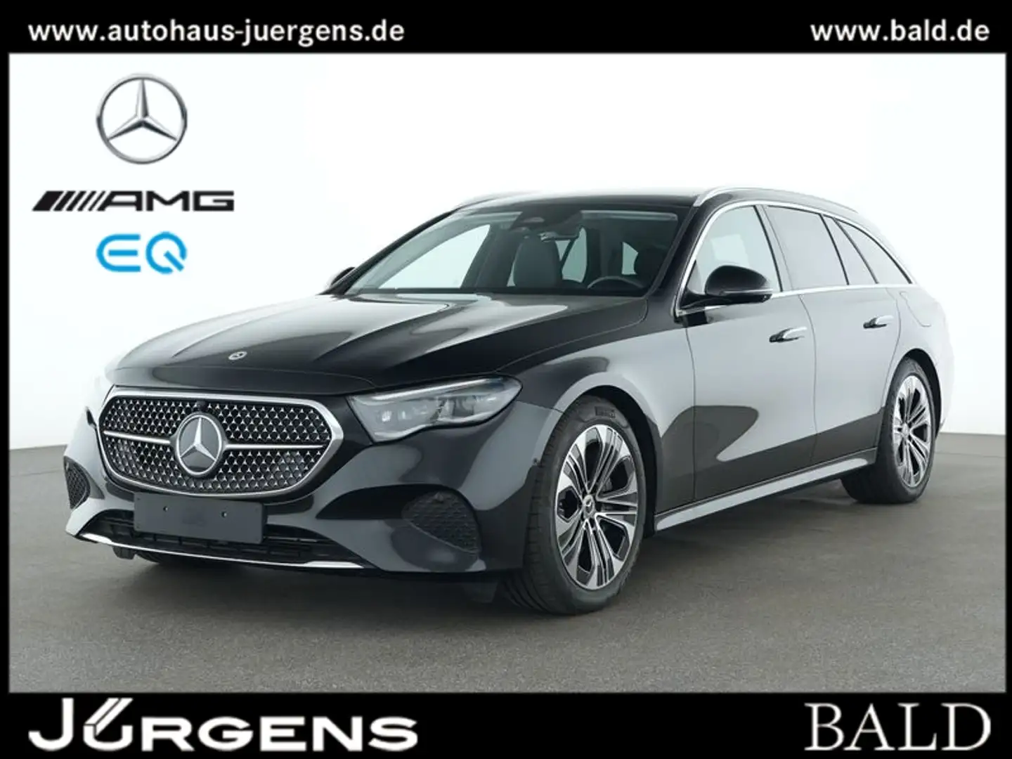 Mercedes-Benz E 300 T de 4M Avantgarde/Pano/AHK/Digital/360/19 Schwarz - 1