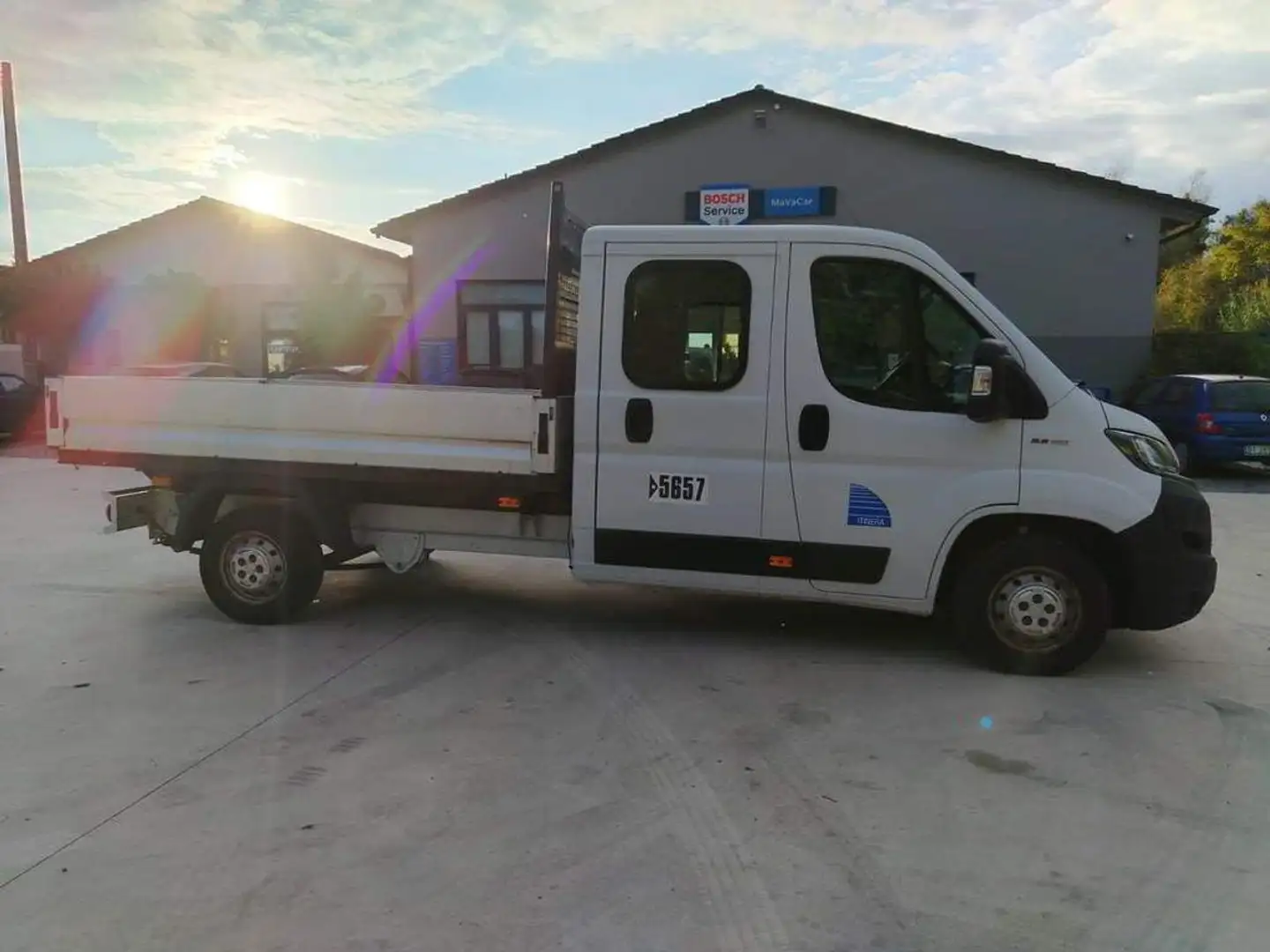 Fiat DUCATO  2.3 MJT 120 CV DOPPIA CABINA CASSONE Bianco - 2
