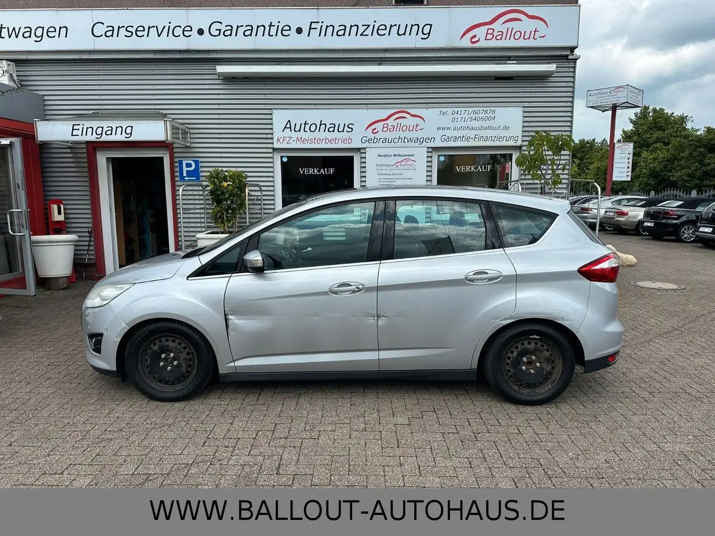 Ford C-Max Titanium*2.HAND*KLIMA*PANO*TEMP*TÜV 01/26* Silber - 1